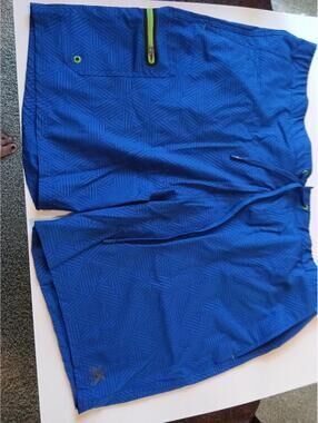 ZeroXposur Men's Blue Pattern Swim Trunks XXL